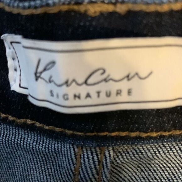 KanCan Size 25 cuffed denim shorts with ultra high waist.  Very stretchy - Picture 5 of 12